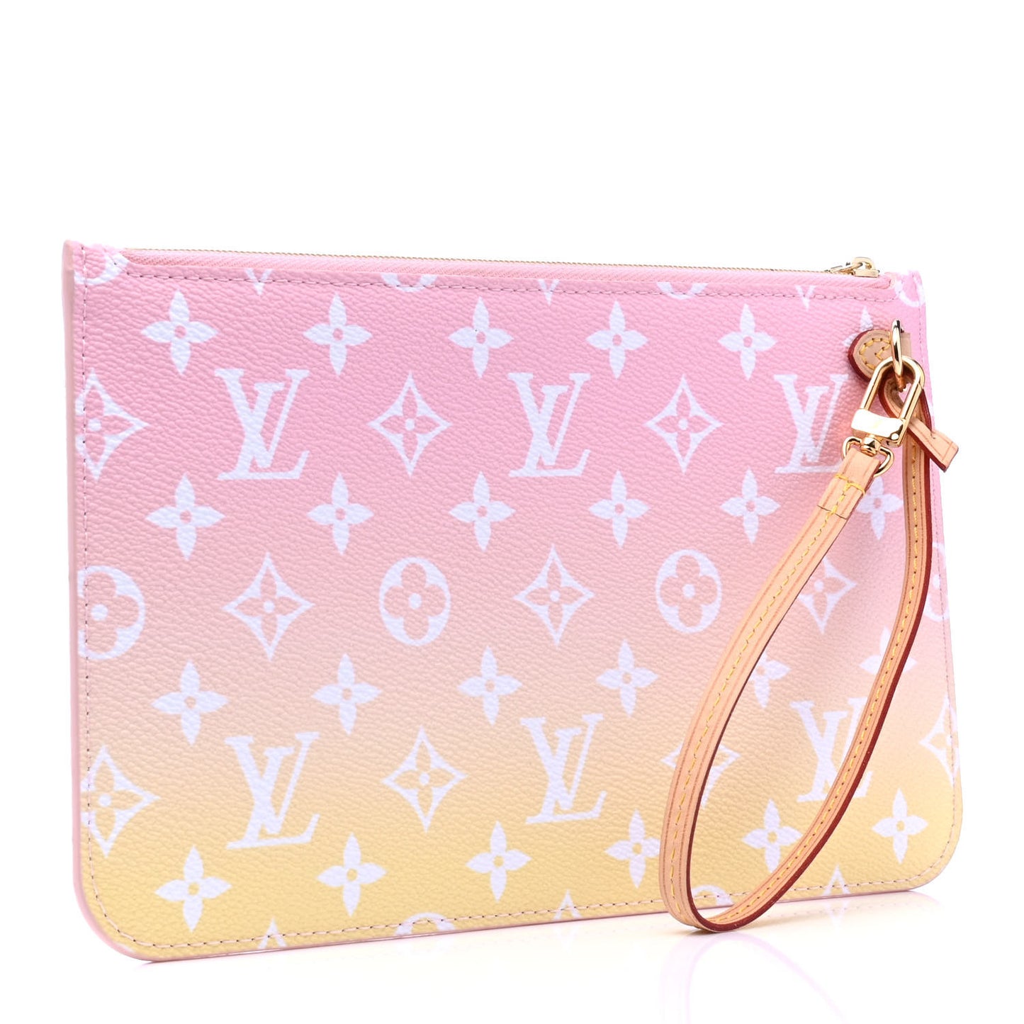 Monogram By The Pool Neverfull MM Pochette Light Pink