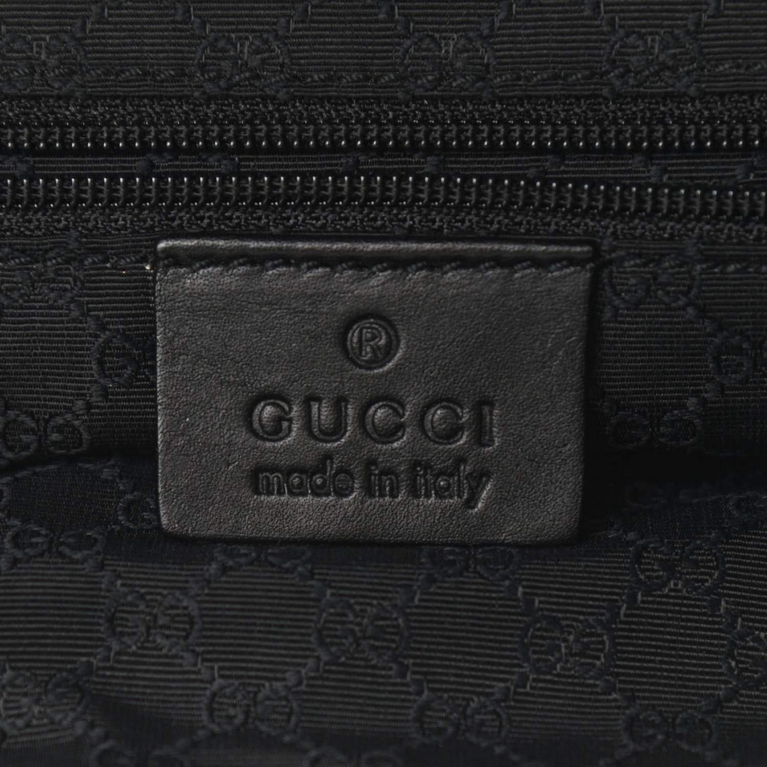 Gucci Denim Calfskin Small Jackie O Hobo Black 6 of 9