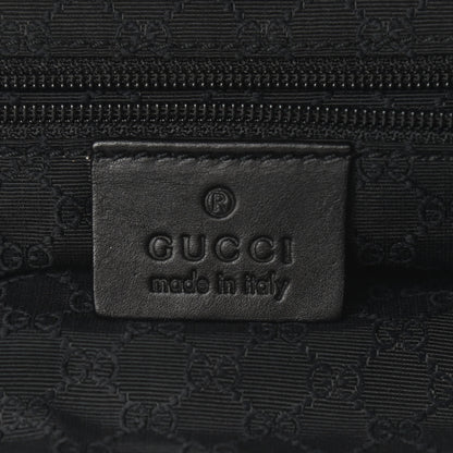 Gucci Denim Calfskin Small Jackie O Hobo Black 6 of 9