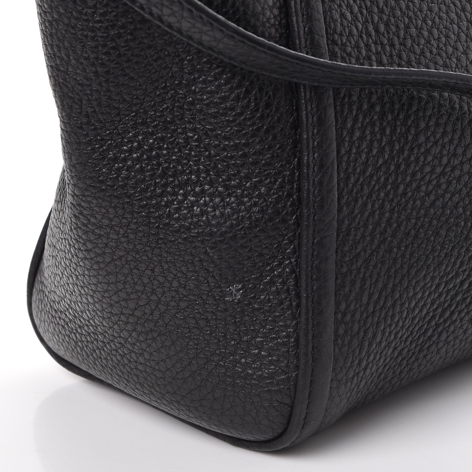 Gucci Pebbled Calfskin Small Soho Top Handle Bag Black 8 of 9