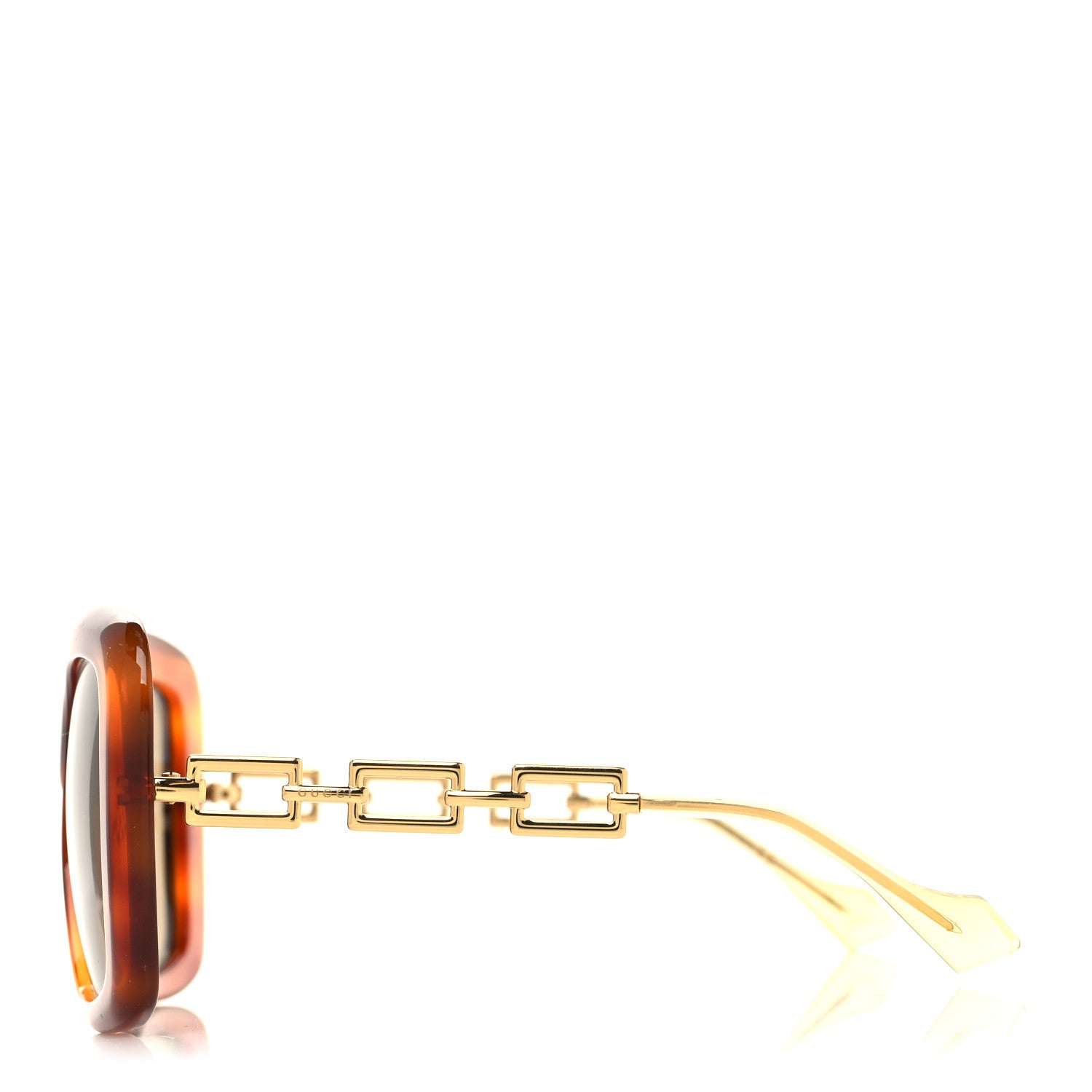 Gucci Oversize Square Frame GG0499S Sunglasses Brown 3 of 8