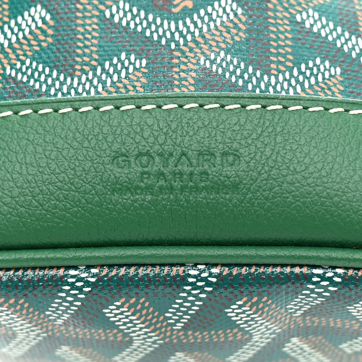 Goyard Goyardine Petit Flot Bucket Bag PM Green 6 of 9