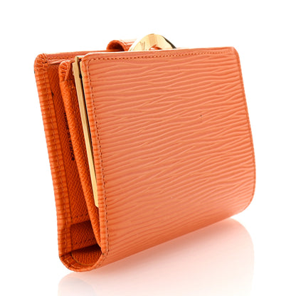 Louis Vuitton Epi French Purse Wallet Mandarin 3 of 7