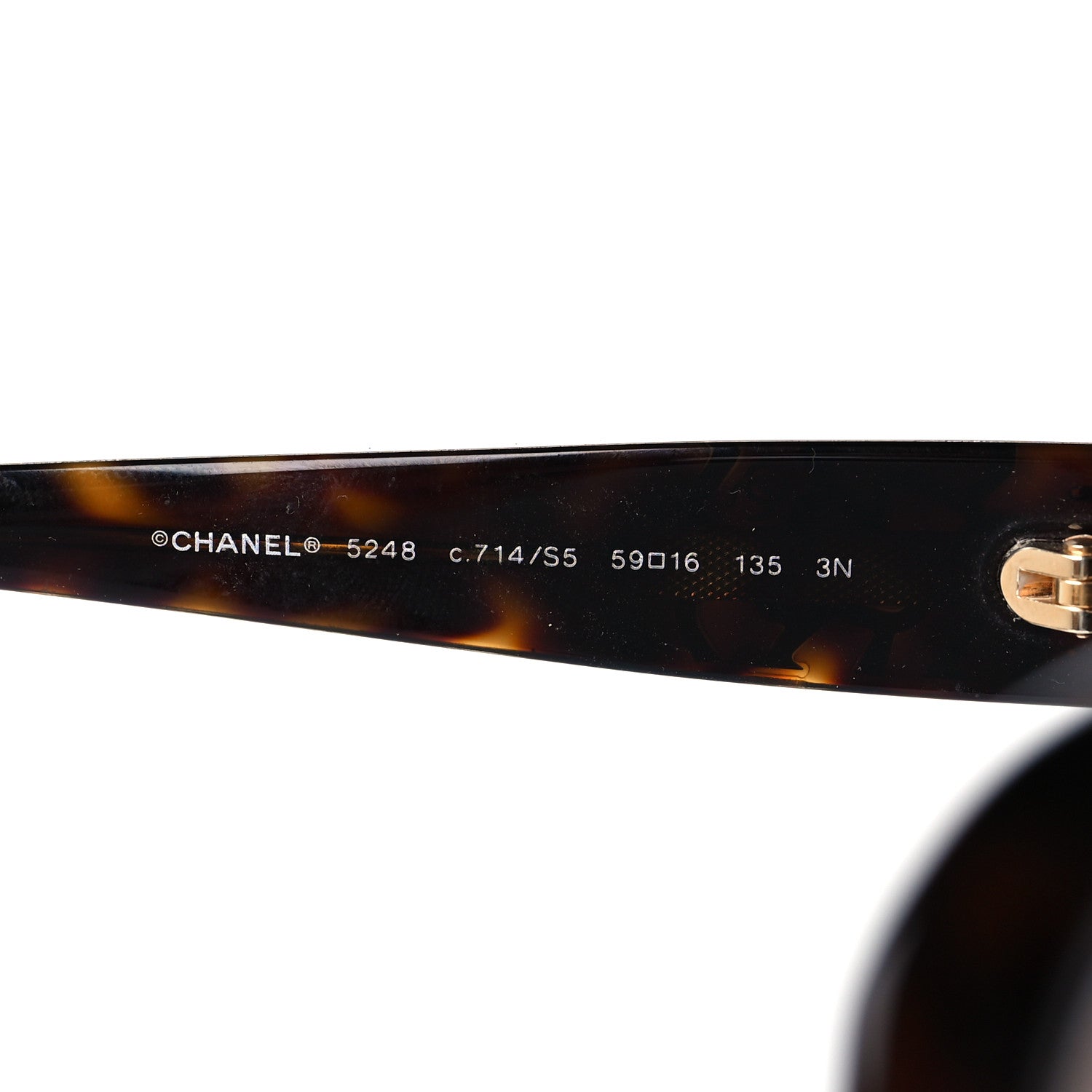 Chanel Acetate CC Camellia Sunglasses 5248 Tortoise Shell 6 of 7