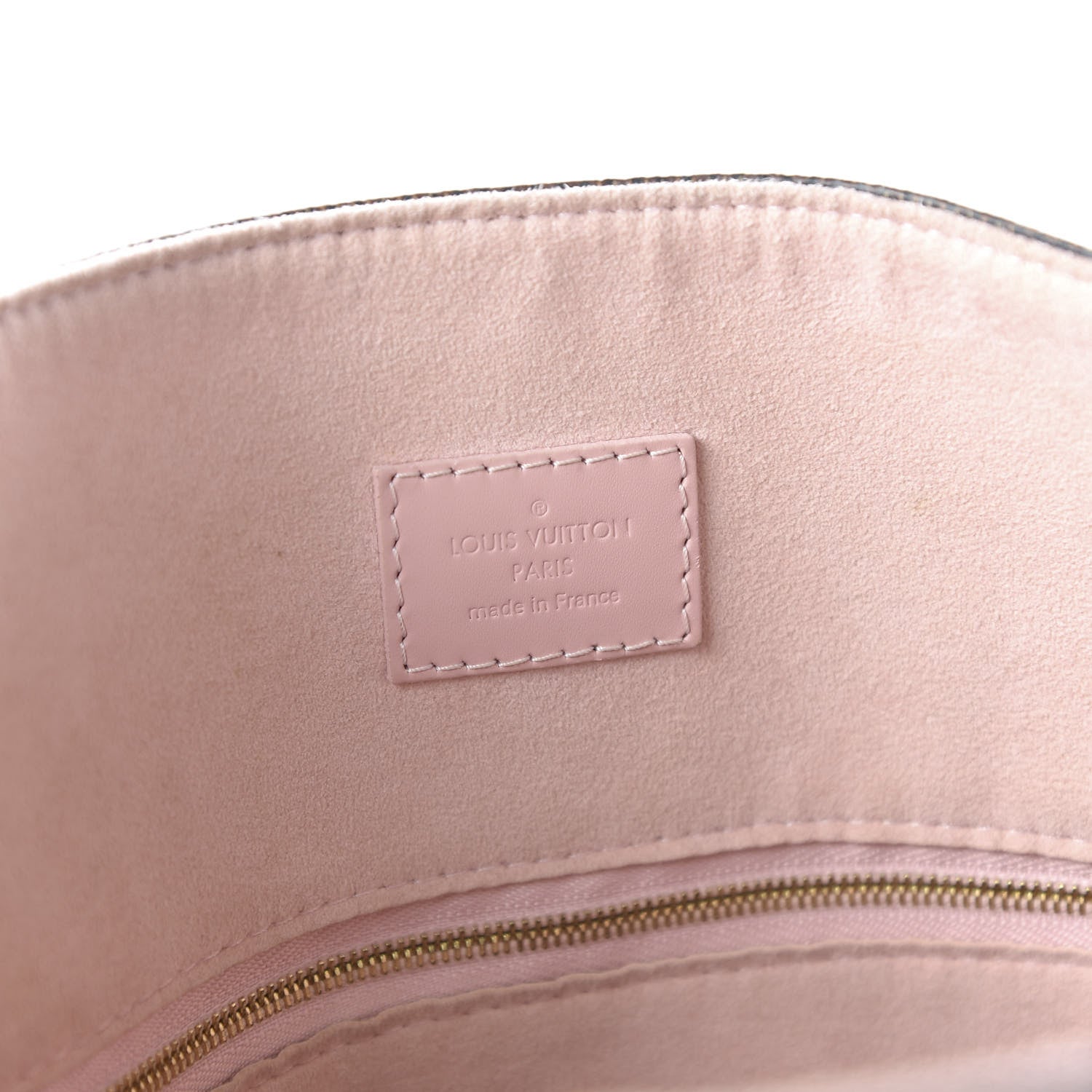 Louis Vuitton Damier Ebene Caissa Hobo Rose Ballerine 8 of 10