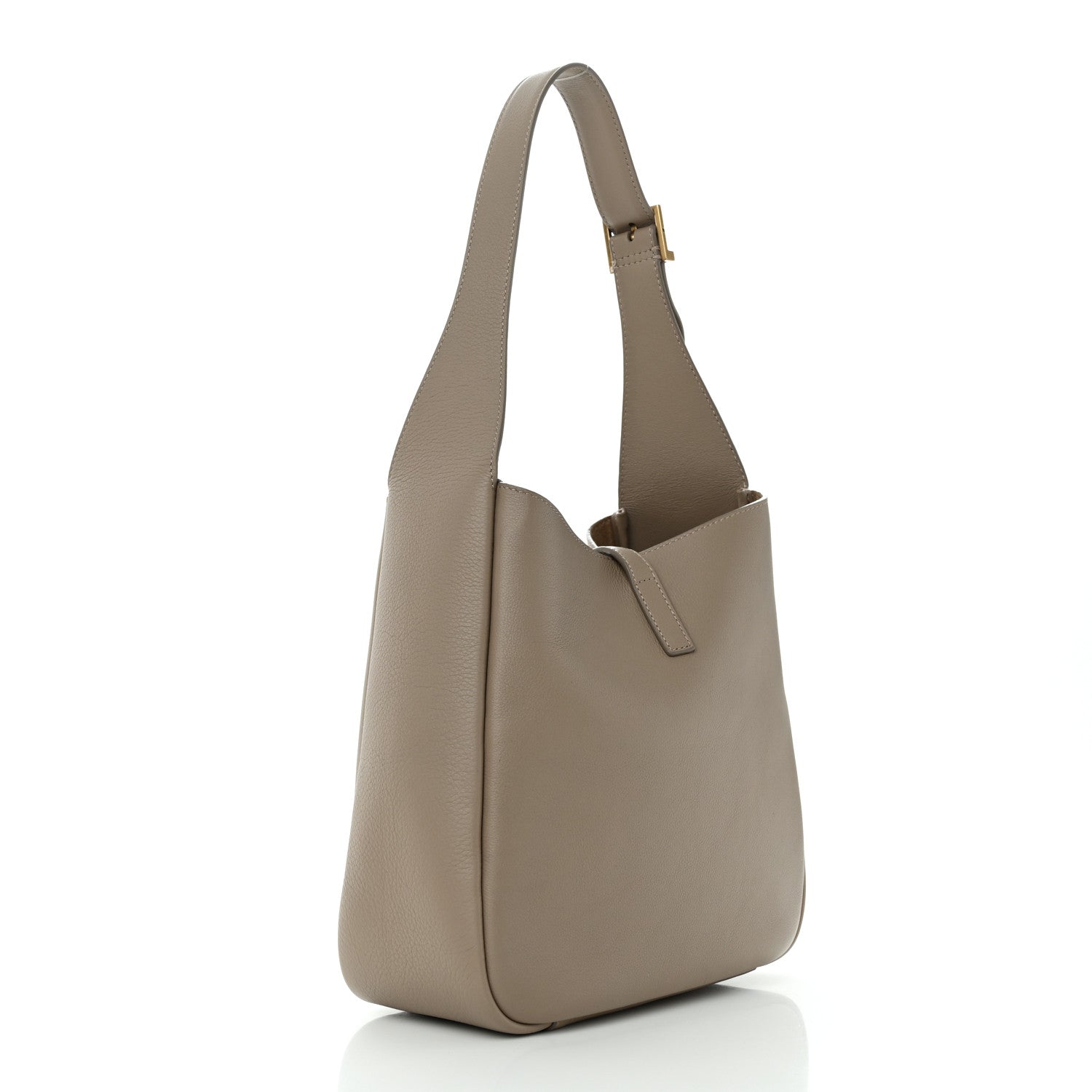 Saint Laurent Smooth Calfskin Small Le 5 A 7 Soft Hobo Dusty Grey 3 of 10