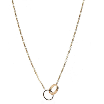 Cartier 18K Yellow Gold Interlocking LOVE Necklace 1 of 10