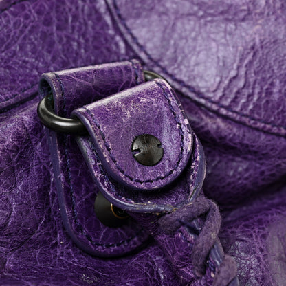 Balenciaga Agneau Classic Hardware Velo Dark Violet 33 of 38