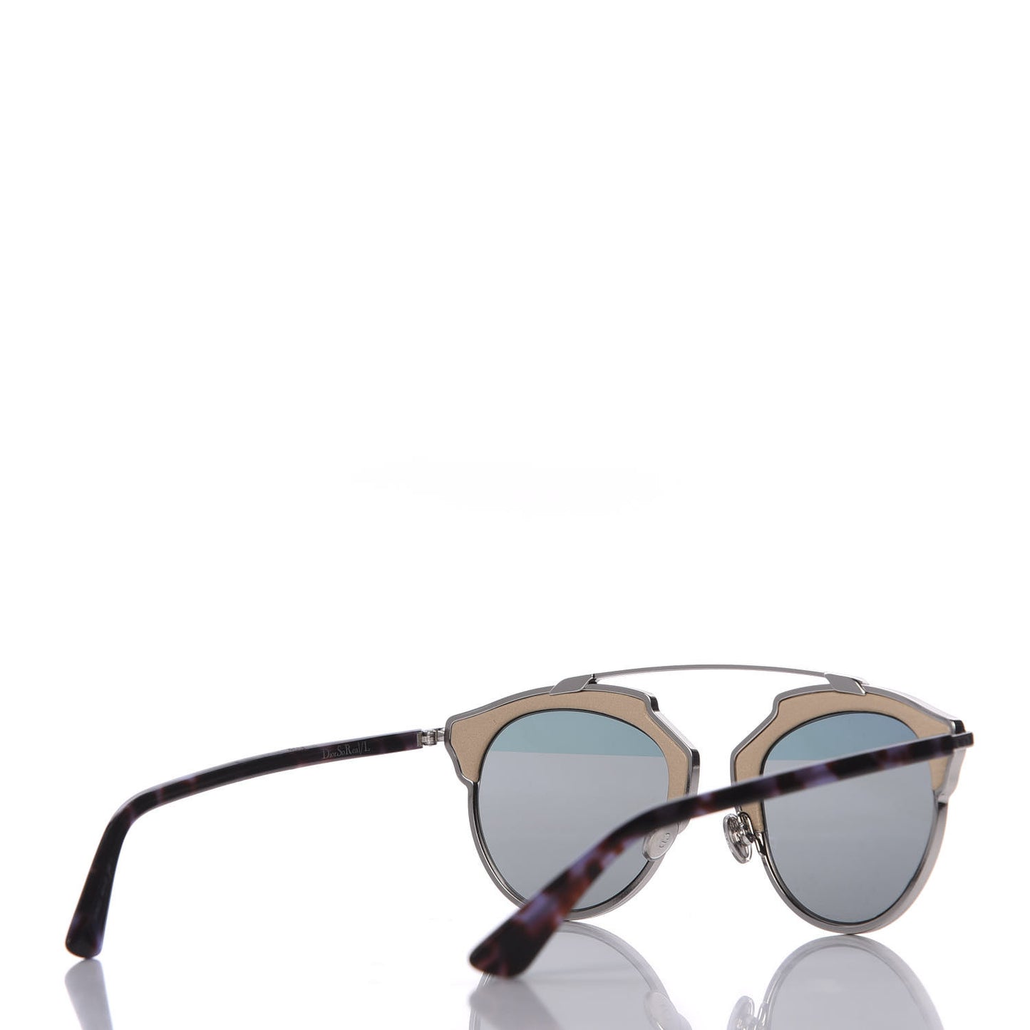 Mirrored So Real Sunglasses Silver Gold