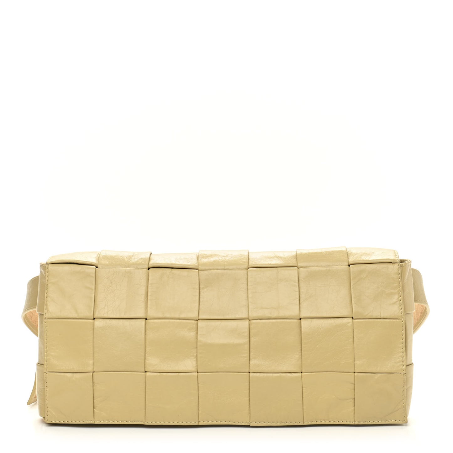 Paper Calfskin Intrecciato Stretch Cassette Beige