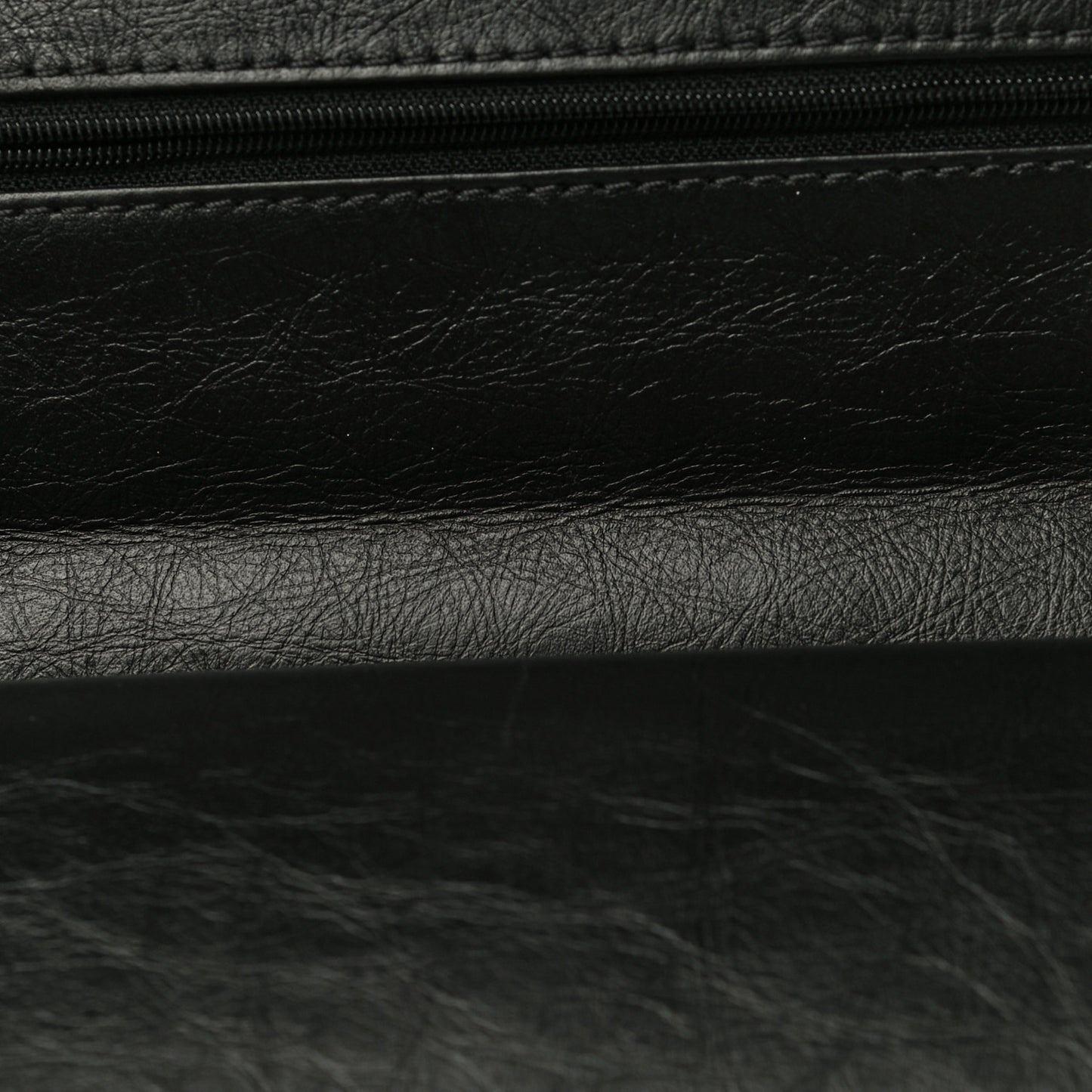 Aged Calfskin Quilted 2.55 Reissue 225 Flap Black