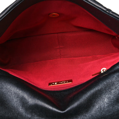 Chanel Goatskin Quilted Large Chanel 19 Flap Black 5 of 10