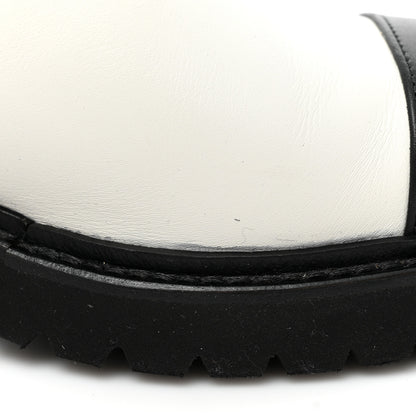 Chanel Calfskin CC Ankle Boots 38.5 White 10 of 10