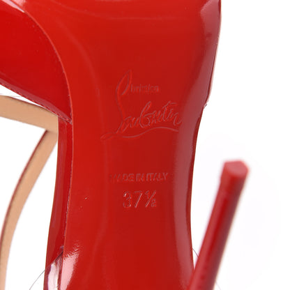 Christian Louboutin Patent PVC Cupidetta 100 Pumps 37.5 Loubi Transparent 7 of 8