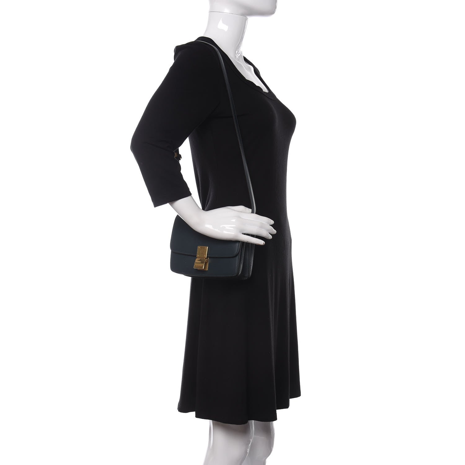 Celine Box Calfskin Small Classic Box Flap Bag Amazone 2 of 10