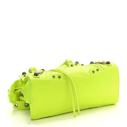 Balenciaga Agneau Arena Neo Cagole Handbag XS Fluo Yellow 4 of 10