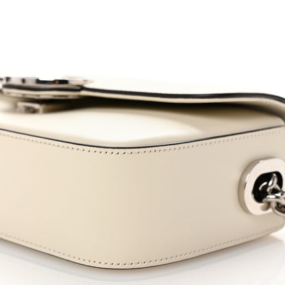 Gucci Senna Calfskin Petite GG Top Handle Shoulder Bag Mystic White 10 of 10