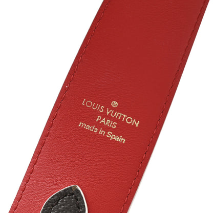 Louis Vuitton Monogram Bandouliere Shoulder Strap Red 4 of 9