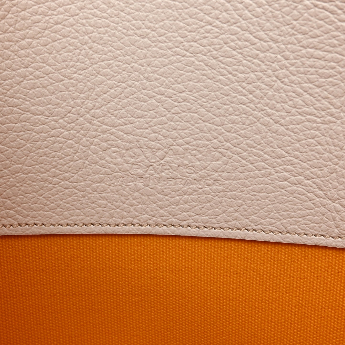 Goyardine Senat Pochette MM White