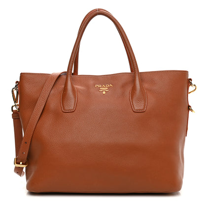 Prada Vitello Daino Tote Cannella 1 of 14