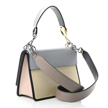Fendi Vitello Century F is Fendi Kan I Shoulder Bag Grigio Perla Tortora Multicolor 2 of 10