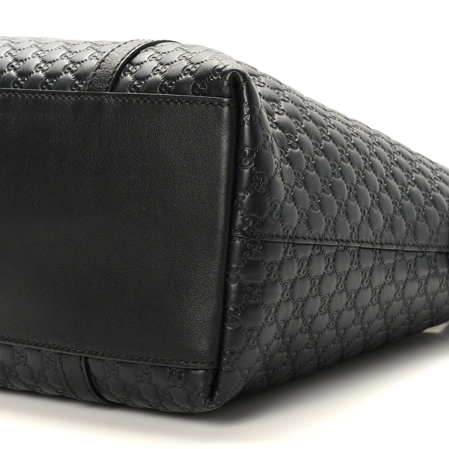 Gucci Soft Microguccissima Small Zippered Satchel Black 9 of 9