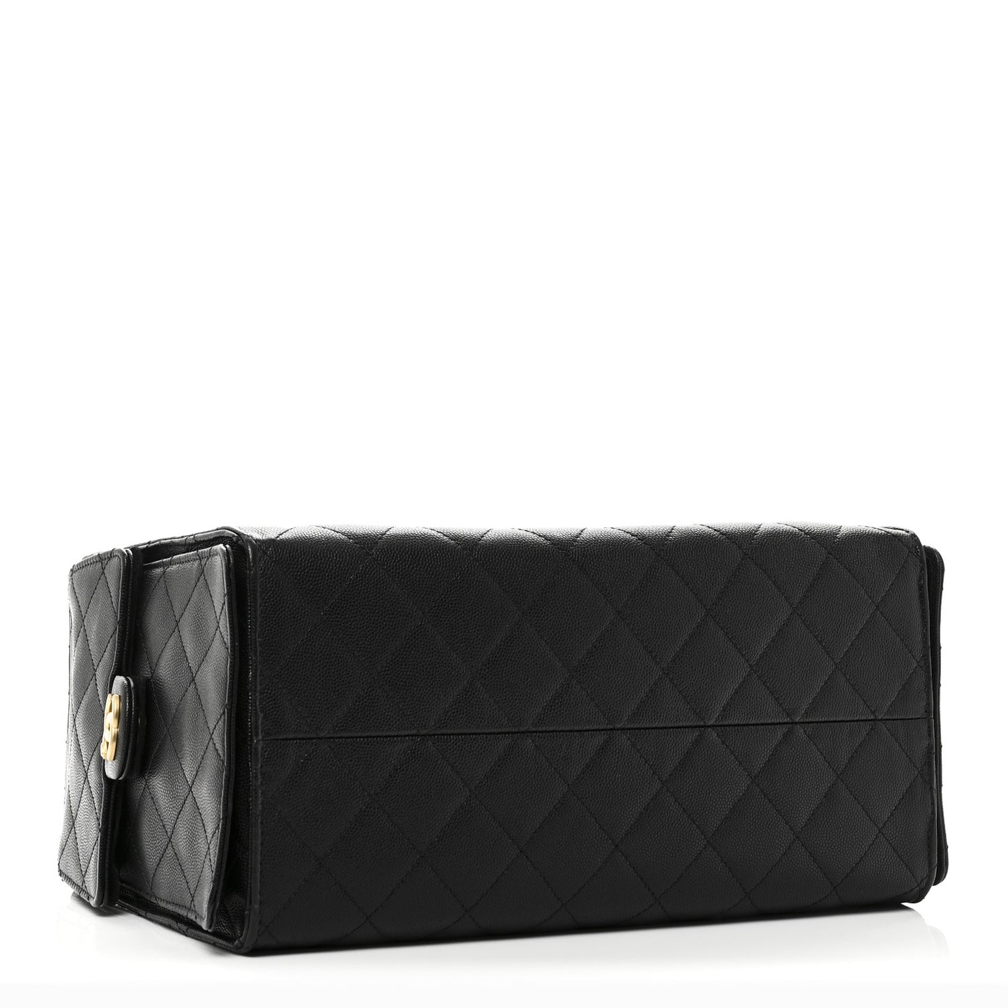 Caviar Quilted Medium Chanel 25 Handbag Black