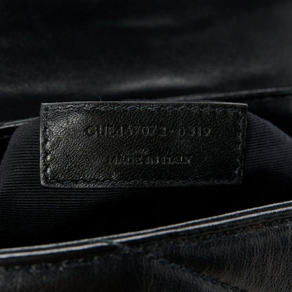 Saint Laurent Calfskin Y Quilted Monogram Toy Loulou Crossbody Bag Black 8 of 11