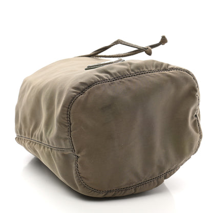 Prada Nylon Vela Drawstring Pouch Corinto 4 of 6