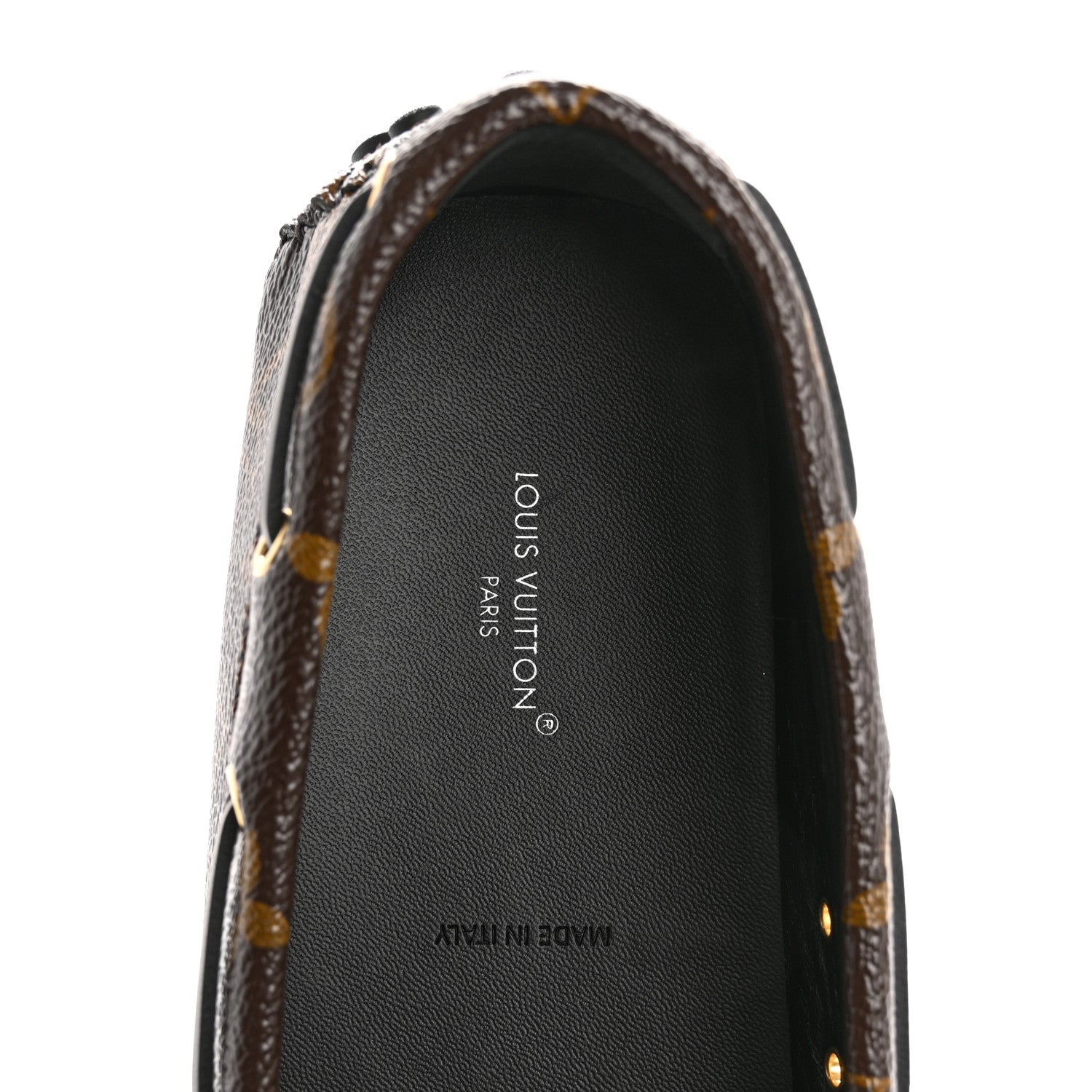Louis Vuitton Patent Reverse Monogram Gloria Loafers 41 7 of 10