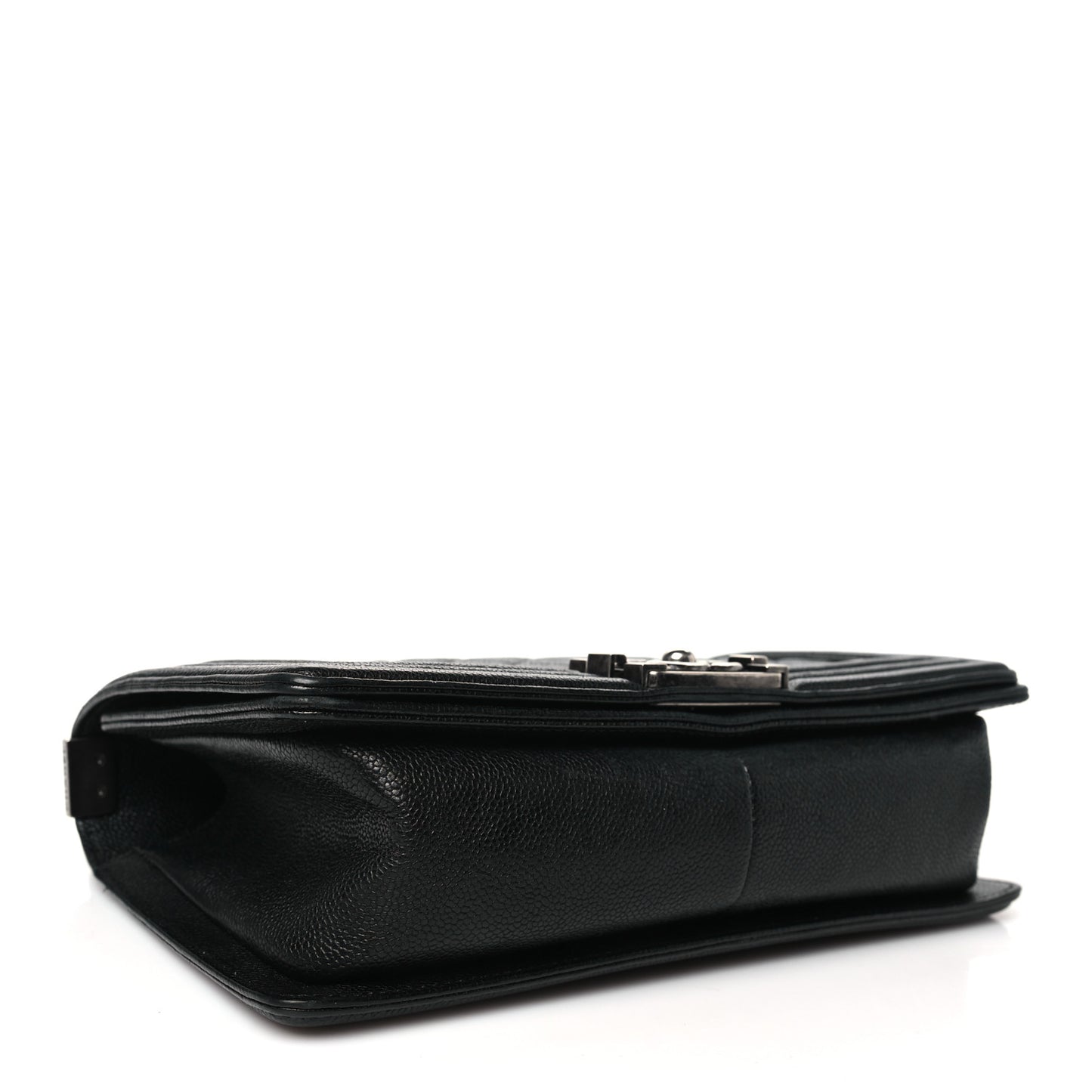 Caviar Quilted Medium Boy Flap Black