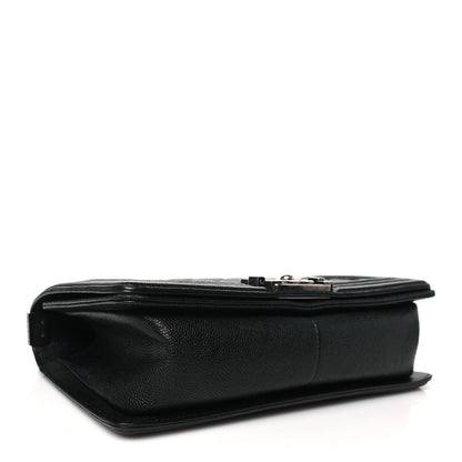 Chanel Caviar Quilted Medium Boy Flap Black 4 of 11