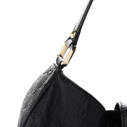 Gucci Guccissima Large New Ladies Web Hobo Black 11 of 11