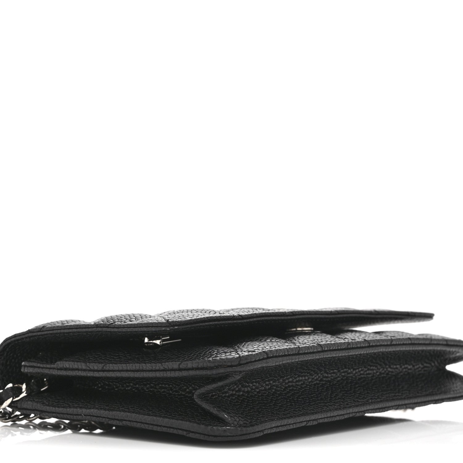 Chanel Caviar Quilted Wallet on Chain WOC Black 10 of 11