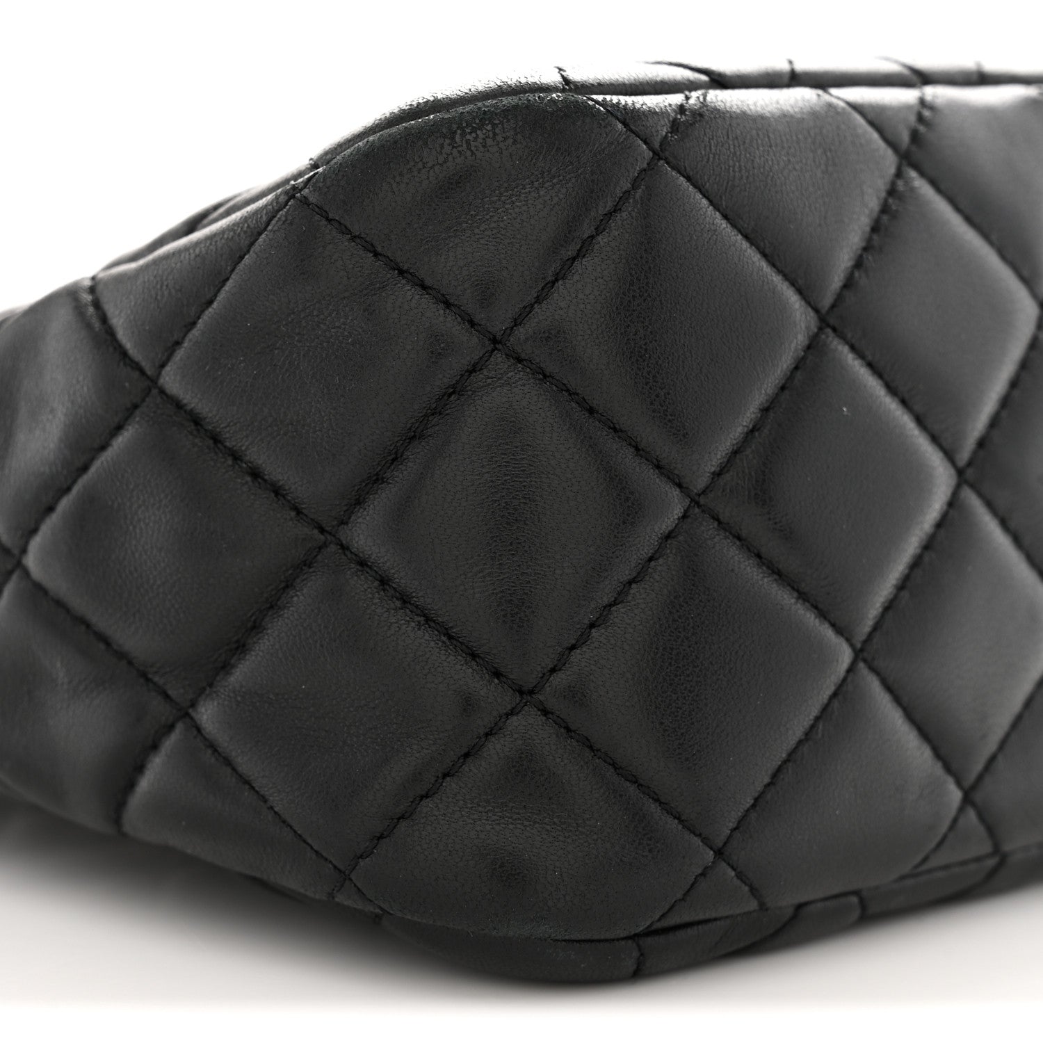 Chanel Lambskin Quilted Small Pearl Crush Hobo Black 9 of 14