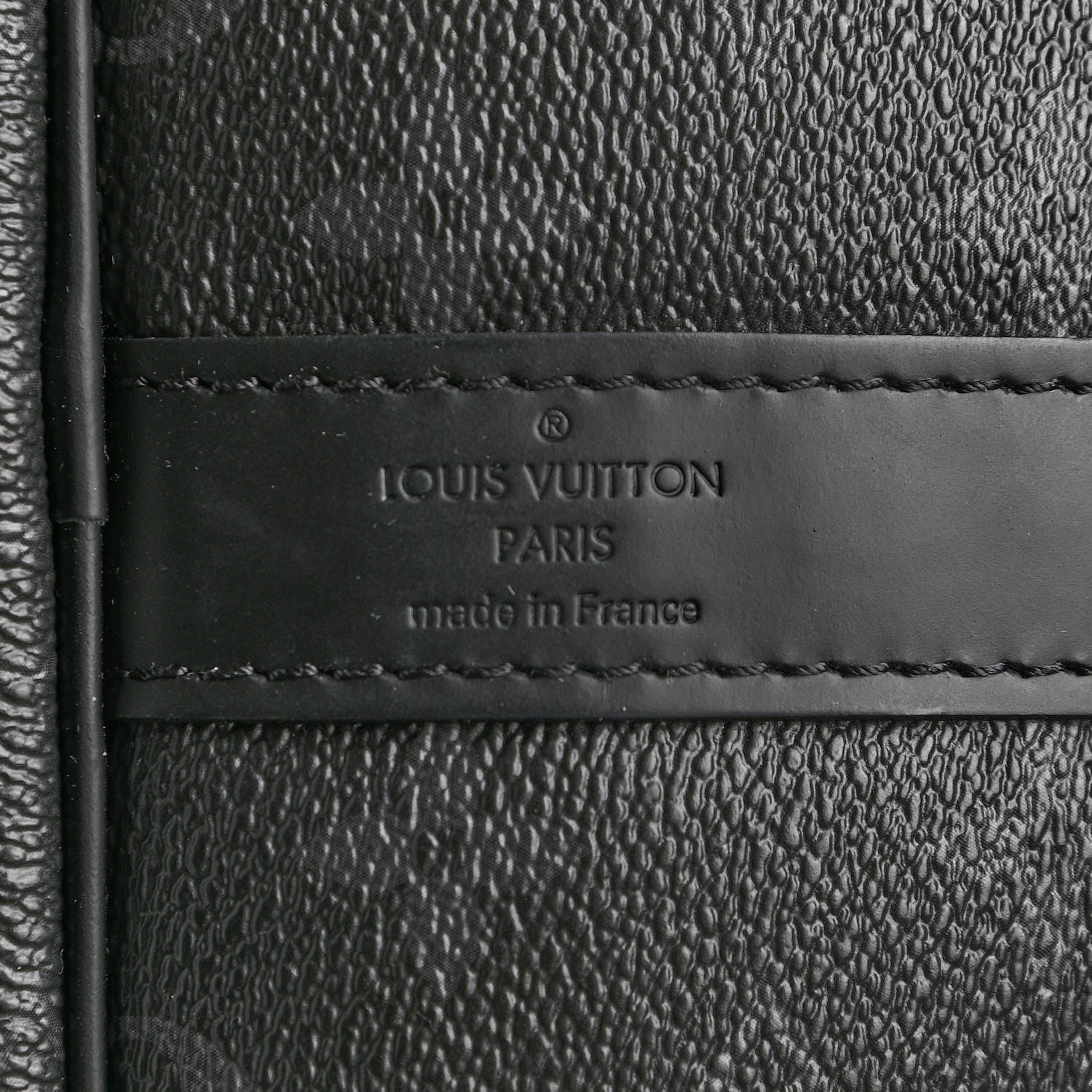 Louis Vuitton X FUJIWARA Monogram Eclipse Flash Fragment Keepall Bandouliere 55 6 of 10