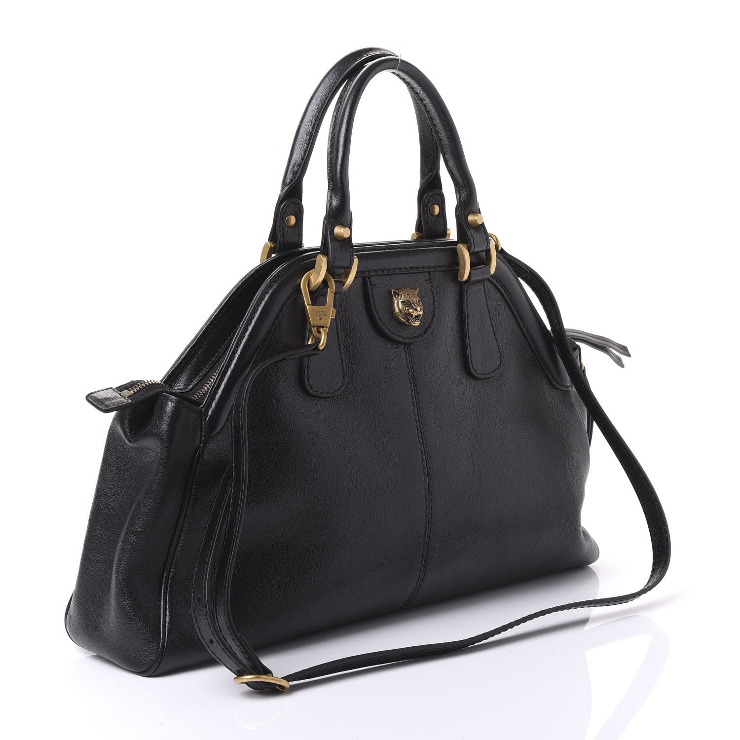 Gucci Calfskin Medium Re(Belle) Top Handle Bag Black 2 of 10