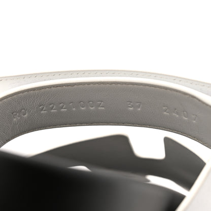 Hermes Calfskin Womens Chypre Sandals 37 White 9 of 12