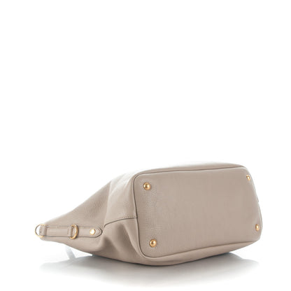 Prada Vitello Daino Shopping Tote Pomice 4 of 13