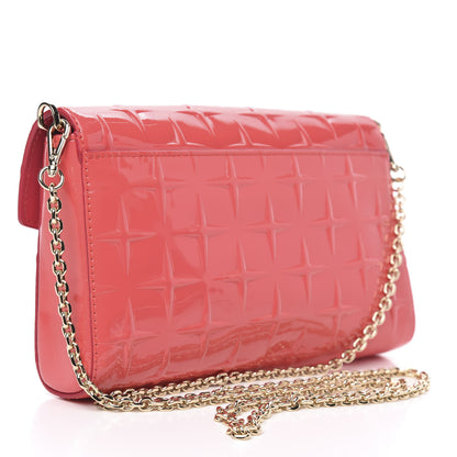 MCM Diamond Patent Medium Millie Crossbody Bag Teaberry 3 of 8