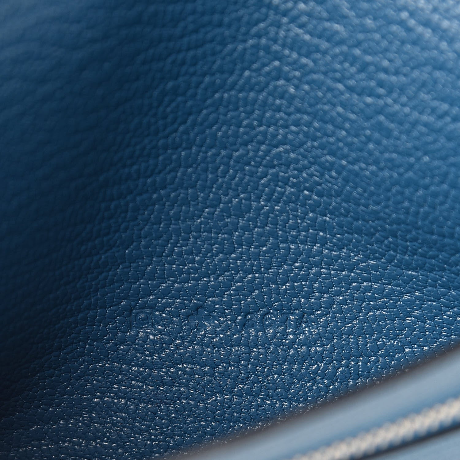 Hermes Chevre Mysore Bearn Gusset Wallet Bleu de Galice 7 of 8