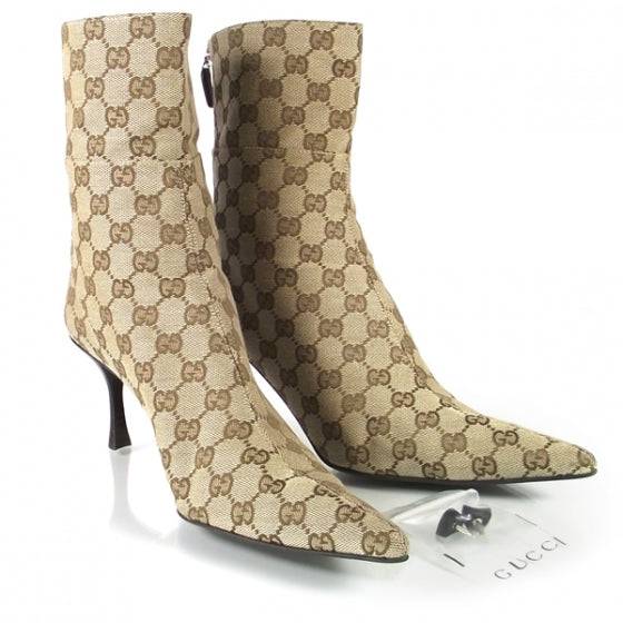 Monogram Short Boots 10.5 Ebony