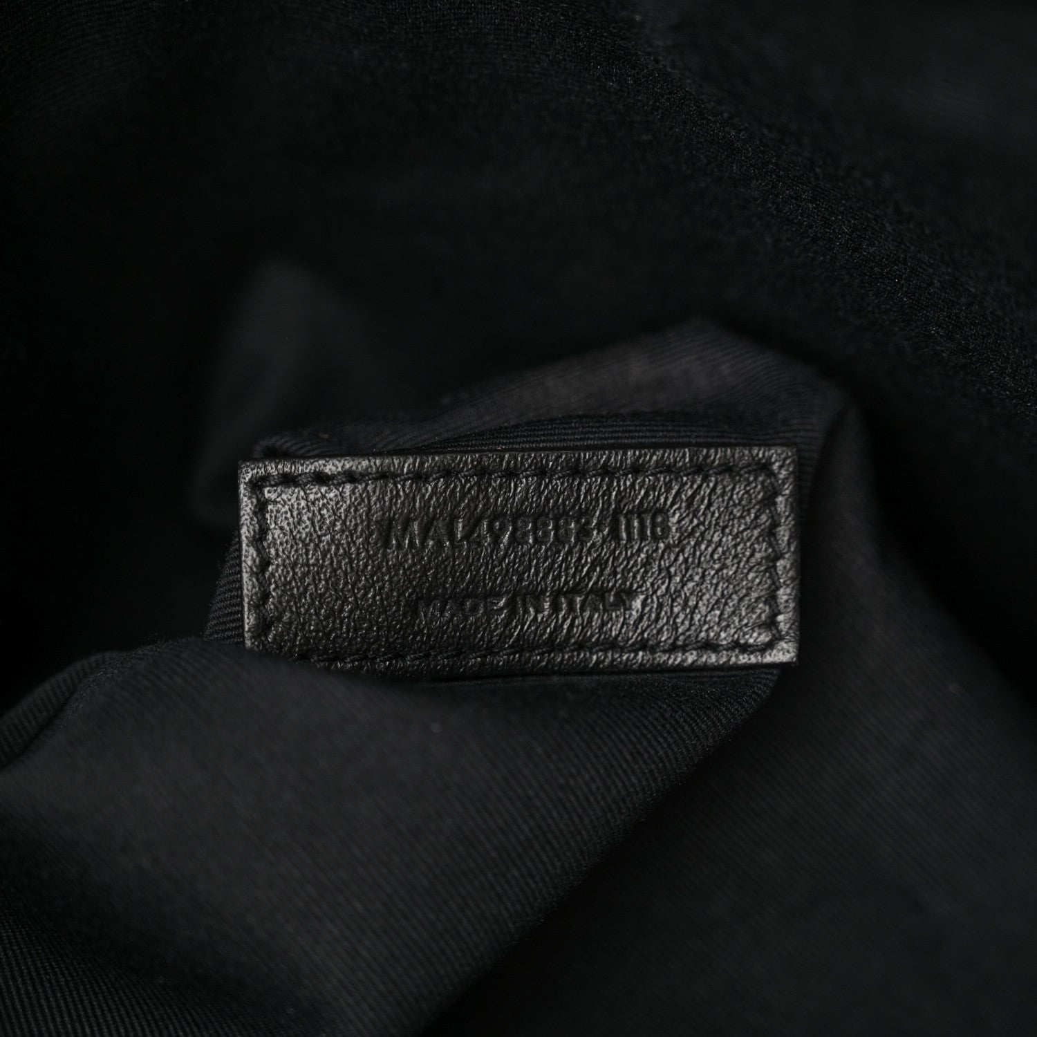 Saint Laurent Crinkled Calfskin Matelasse Monogram Large Niki Chain Satchel Black 7 of 13