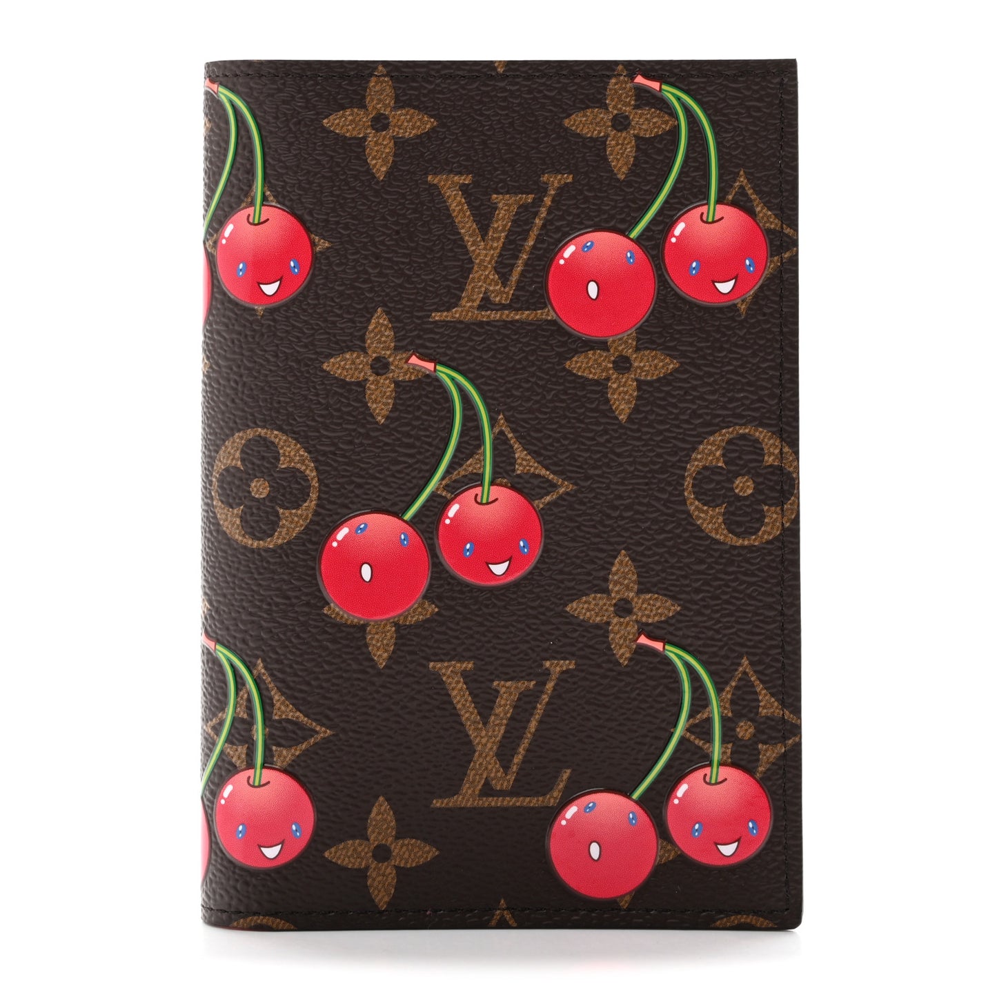 LV X TM Monogram Cerises Passport Cover
