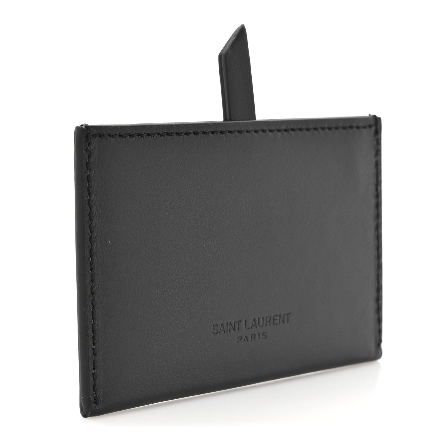 Saint Laurent Smooth Calfskin For You Mirror Card Case Black
