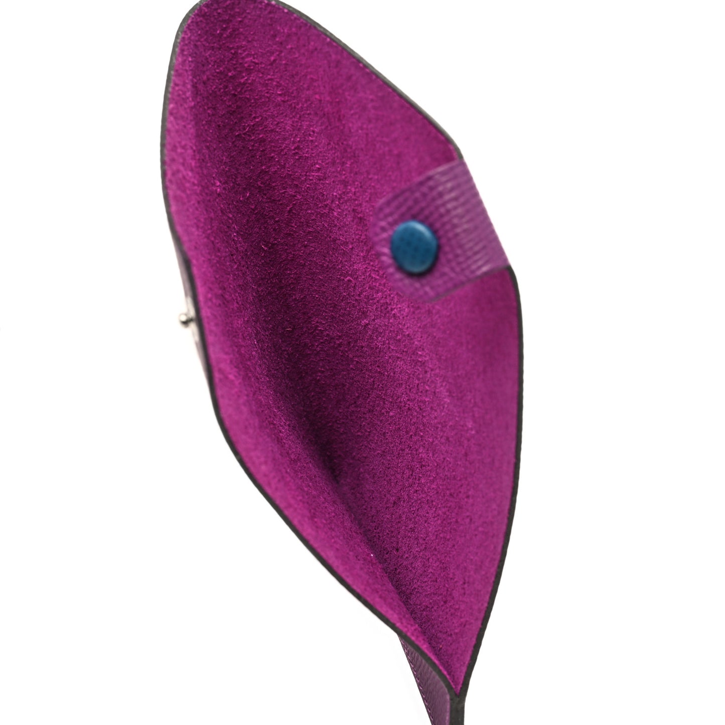 Epsom Tarmac Dot PM Passport Holder Anemone Deep Blue