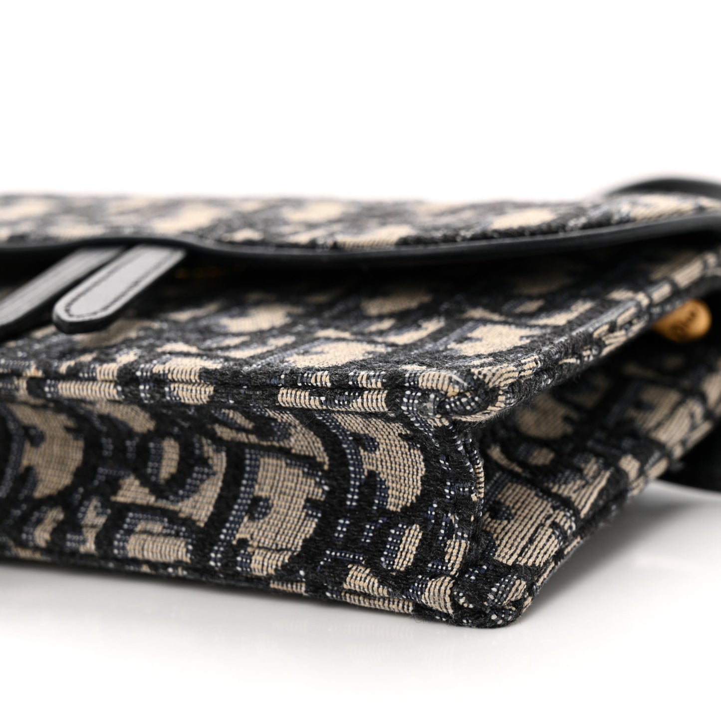 Oblique Saddle Belt Bag Blue