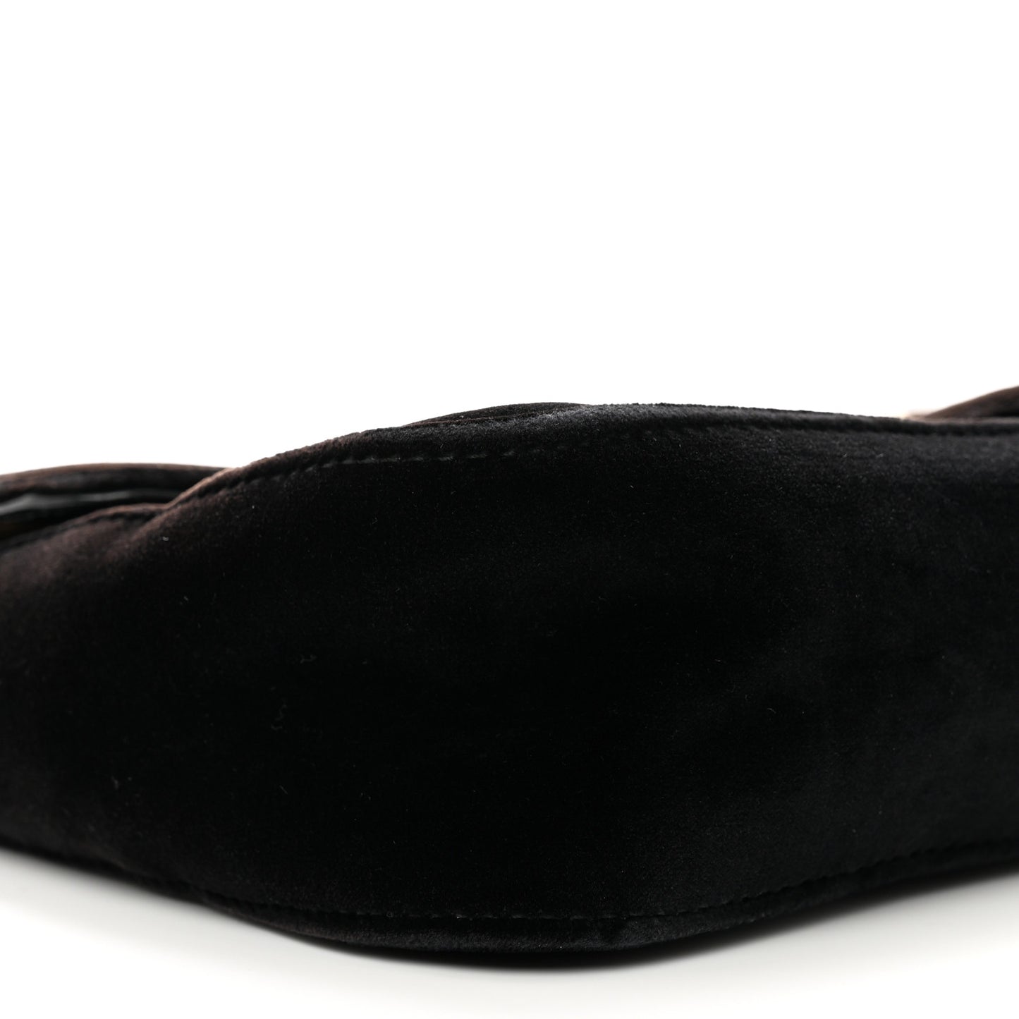 Velvet Matelasse Small GG Marmont Shoulder Bag Black
