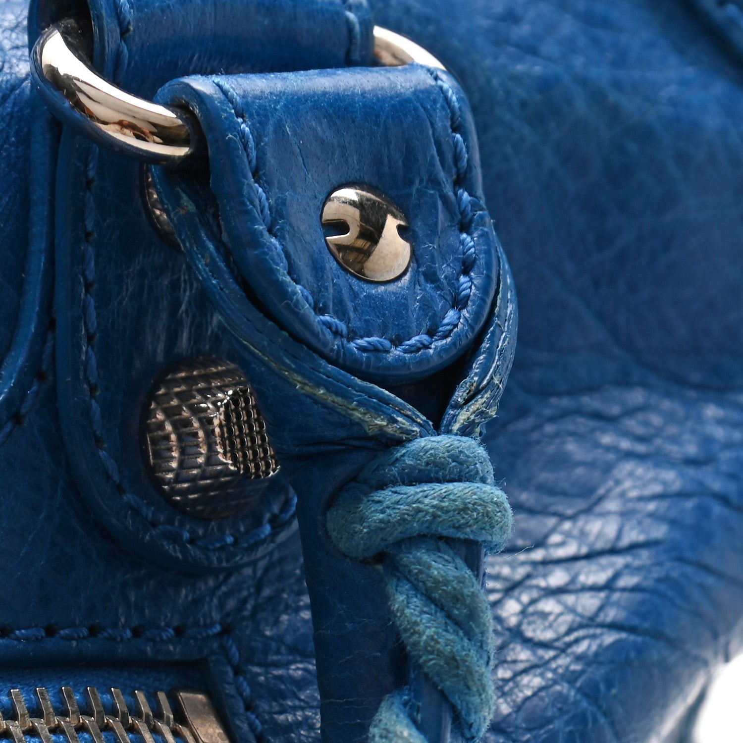 Balenciaga Agneau Giant 12 Silver Hardware City Bleu Lazuli 12 of 21