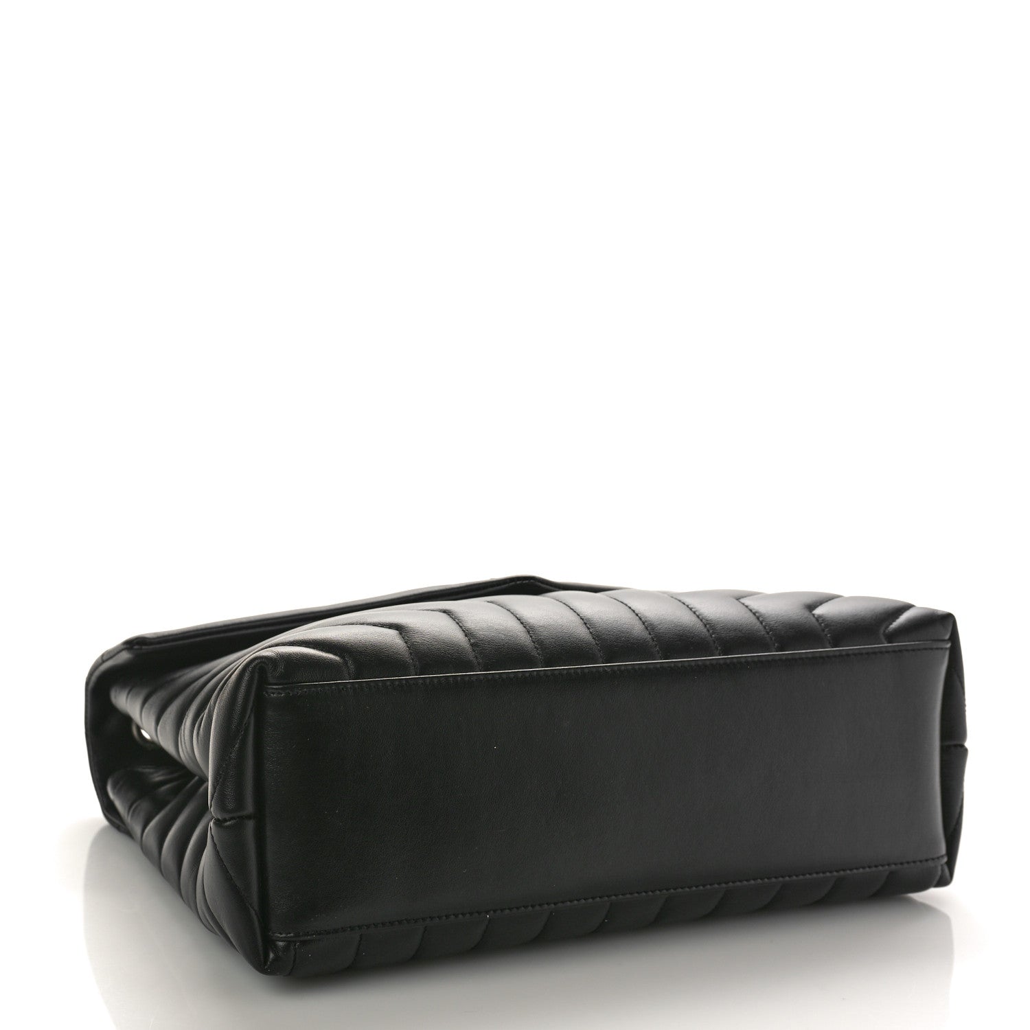 Saint Laurent Calfskin Y Quilted Monogram Medium Loulou Chain Satchel Black 4 of 8